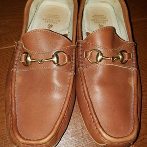 Brooks brothers mens 9 1/2 brown driving loafers